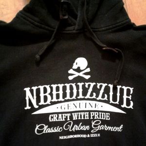 NEIGHBORHOOD NHIZ Hoodie NBHD japan izzue sz S skull sweatshirt